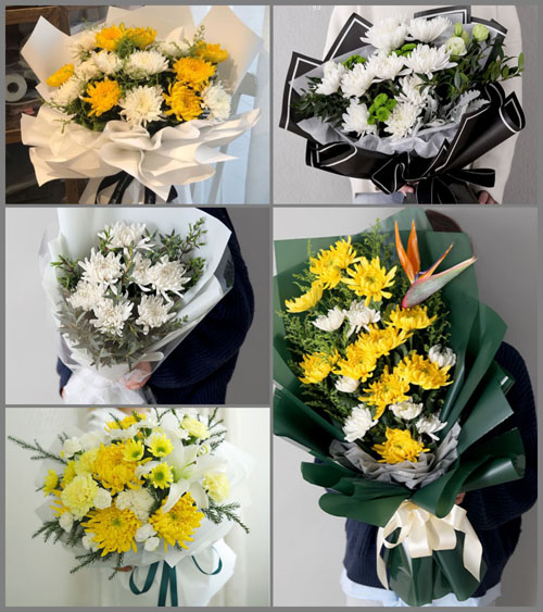 山东临沂兰陵县下村乡白事花束代送